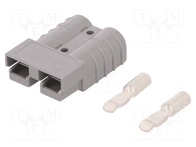 ANDERSON SB50 GREY CONNECTOR SET + 2 Contacts (4-6mm2)